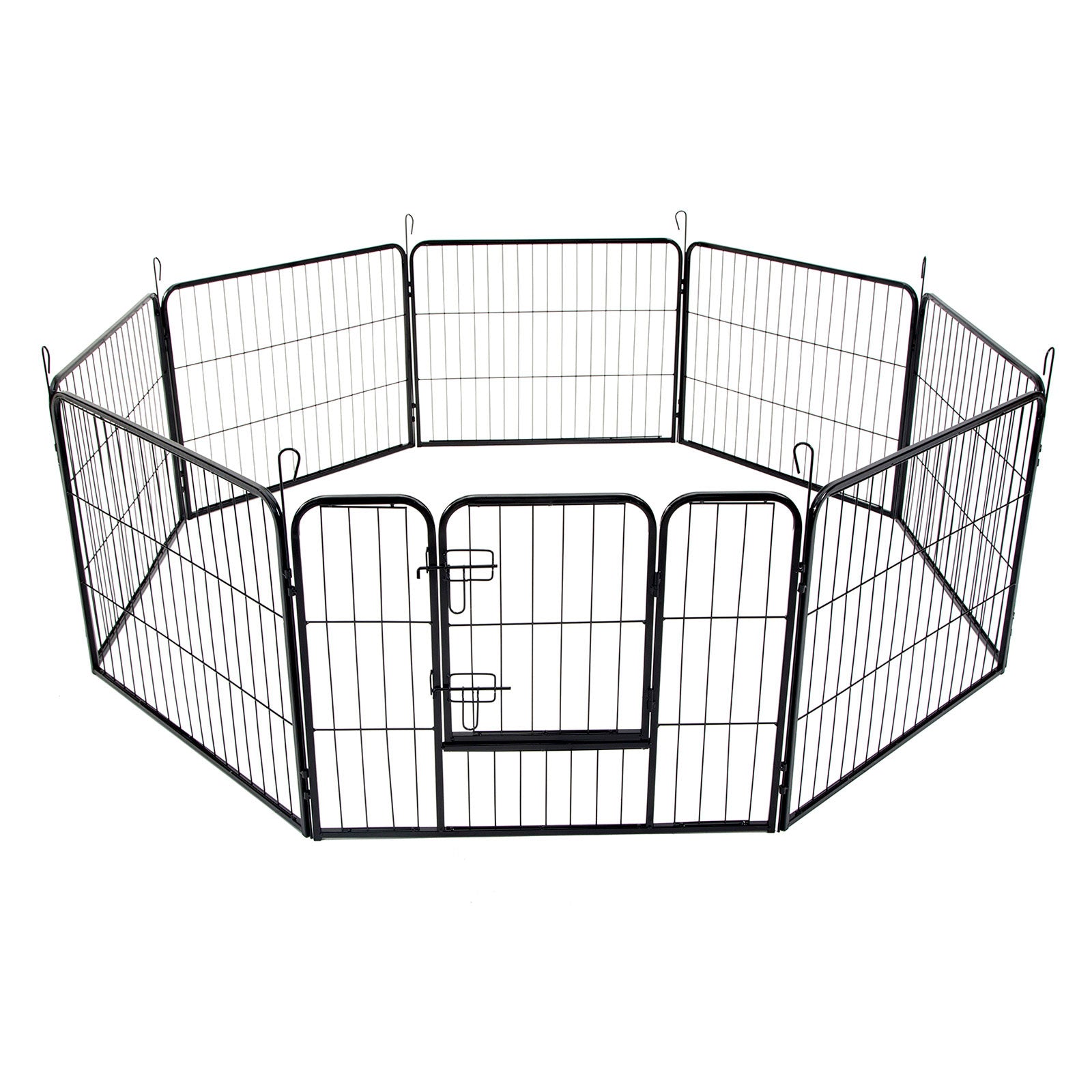 40 Best 8 Panel Pet Playpen Dog Cage Puppy Exercise Crate Enclosure Rabbit Fence"