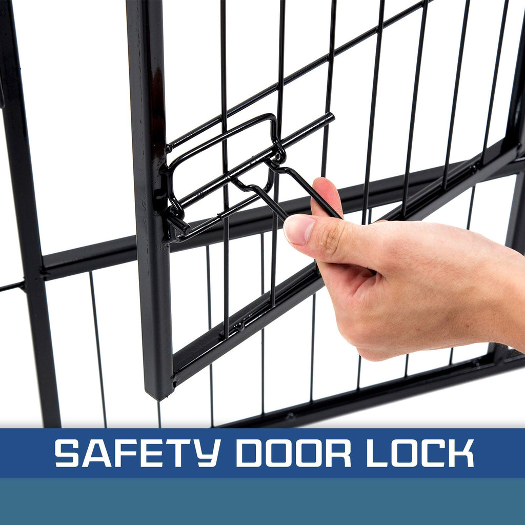 40 Best 8 Panel Pet Playpen Dog Cage Puppy Exercise Crate Enclosure Rabbit Fence"