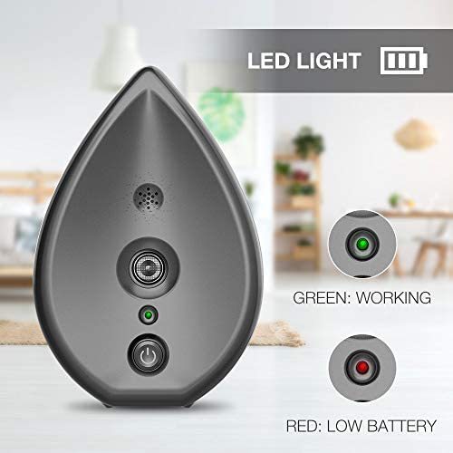 Black Ultrasonic Anti-Barking Device - Automatic Dog Bark Control & Training Aid | Rechargeable, 3 Modes, 50ft Range