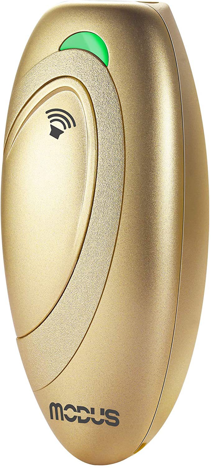 Ultrasonic Dog Bark Control & Training Aid - Handheld Anti-Barking Device, 100% Safe with Low Battery Indicator(gold)